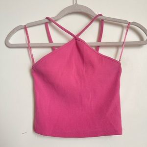 Zara Pink Halter Top